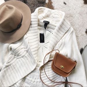 Lane Bryant Cable Knit Cardigan